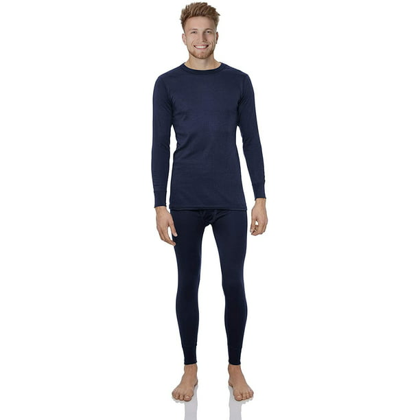 Rocky Thermal Underwear for Men Fleece Lined Thermals Mens Base Layer Long John Set 